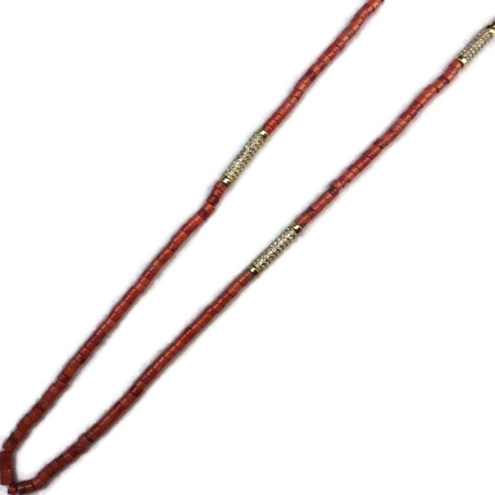 Michael Kors Summer Jet Set Coral Necklace